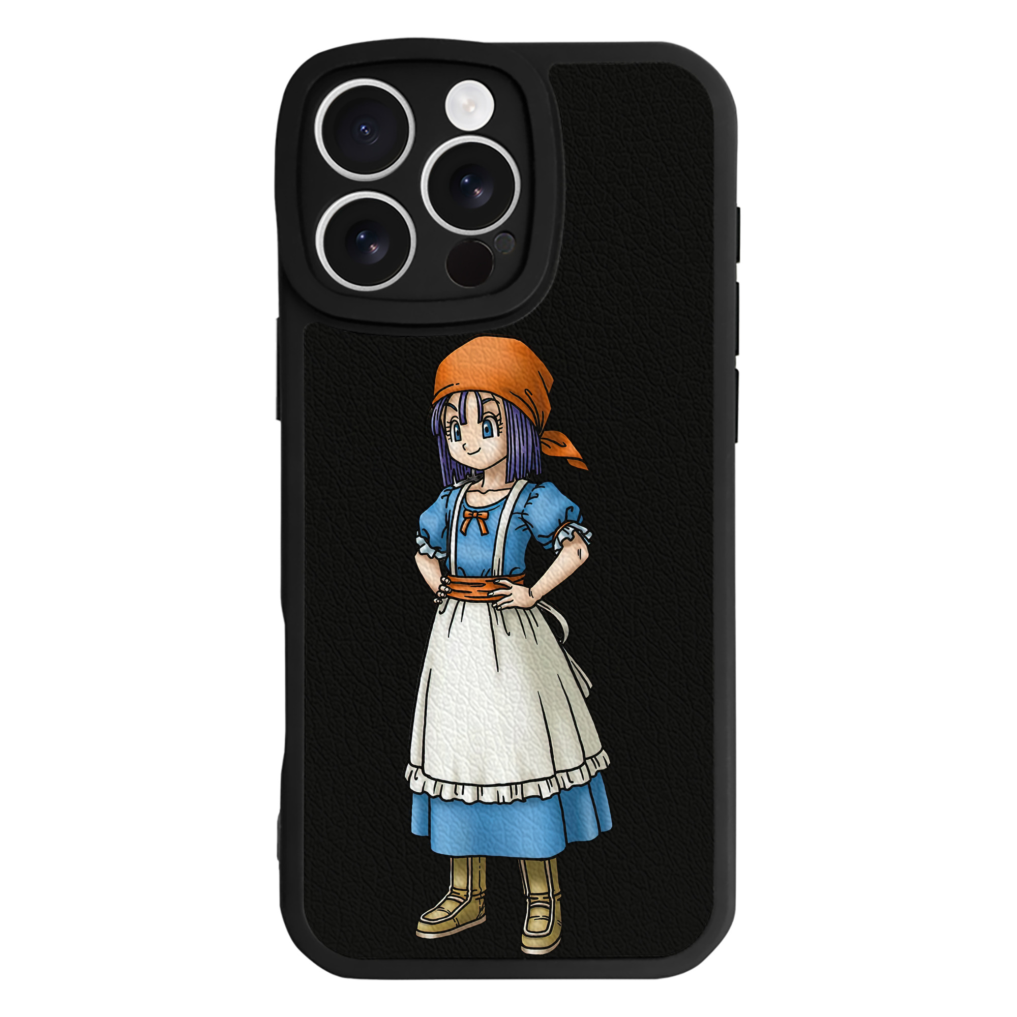 （画像用） ドラゴンクエスト Doragon Kuesuto Dragon Quest 【iPhone 16シリーズ対応】シリコンスマホケース（レザー調） 材質：シリコン